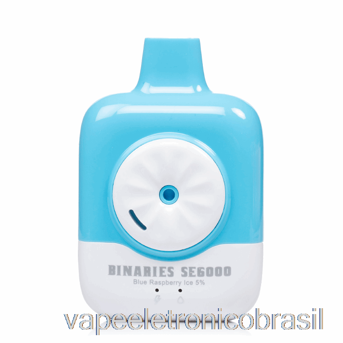 Vape Recarregável Horizonte Binários Se6000 Descartável Azul Framboesa Gelo